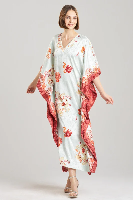 Women's Maternity Lingerie Imperial Dragon Jacquard Caftan
