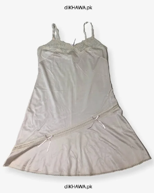 Sexy beach dresses for a sunny vacationImported Stocklot Branded Nightwear Women Floral Lace Short Mini Nightdress Nighties