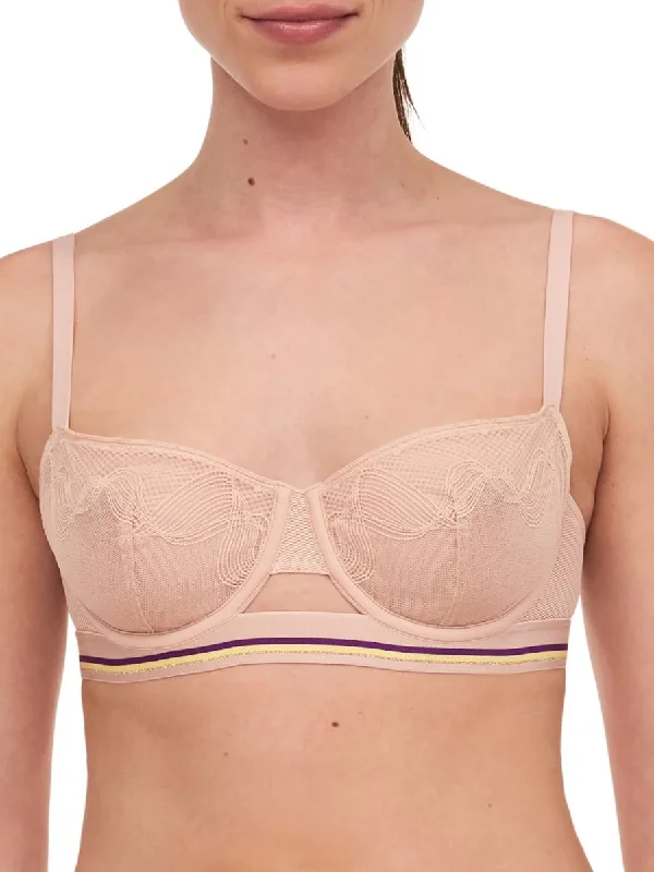 Luxury Lingerie for Special Occasions Paola Half Cup Bra - Dusky Pink