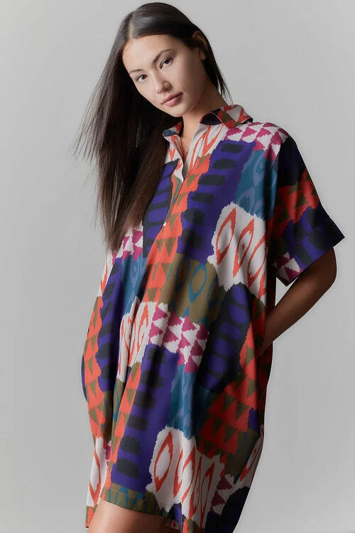 Fringe - trimmed sexy dresses for a 1920s - inspired lookBukhara Silky Soft Caftan Dress