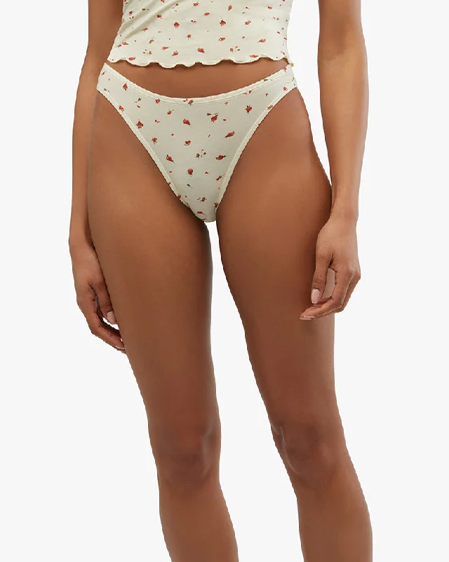 Full Coverage Lingerie for WomenScoop Ditsy Roses Modal Jersey Bottom
