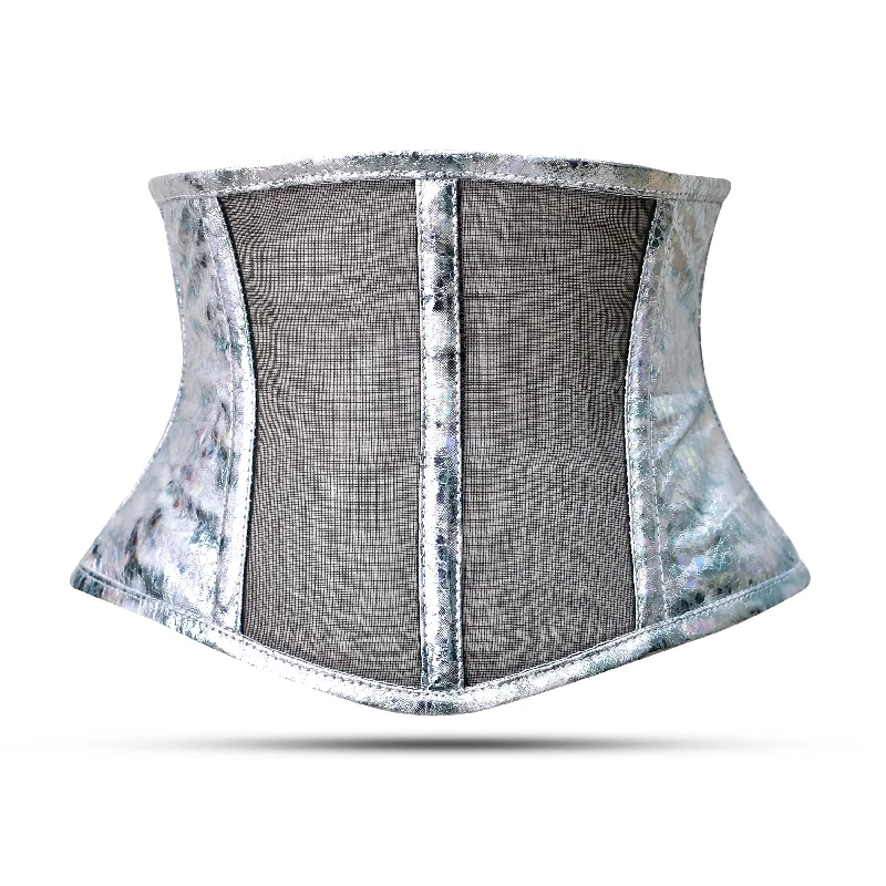 Modern - design corsets with a minimalist aestheticAuthentic Silver Waist Cincher - Shapewear