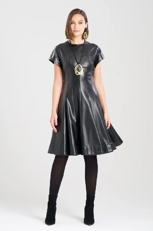 Sexy Valentine's Day dresses for a romantic dateVegan Luxe Lambskin Fit & Flare Dress