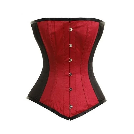 Waist - training corsets for long - term figure shapingLachlan Satin Overbust Edwardian Corset