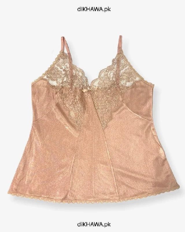 Fringe - trimmed sexy dresses for a 1920s - inspired lookImported Stocklot Branded Cotton Nightwear Women Floral Lace Short Mini Nightdress Nighties