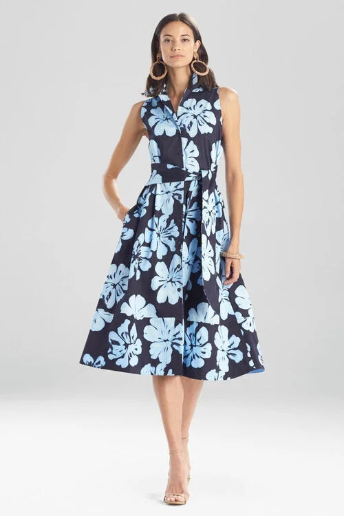 Tie - back sexy dresses for an adjustable fitHoshi Poplin Halter Shirtdress