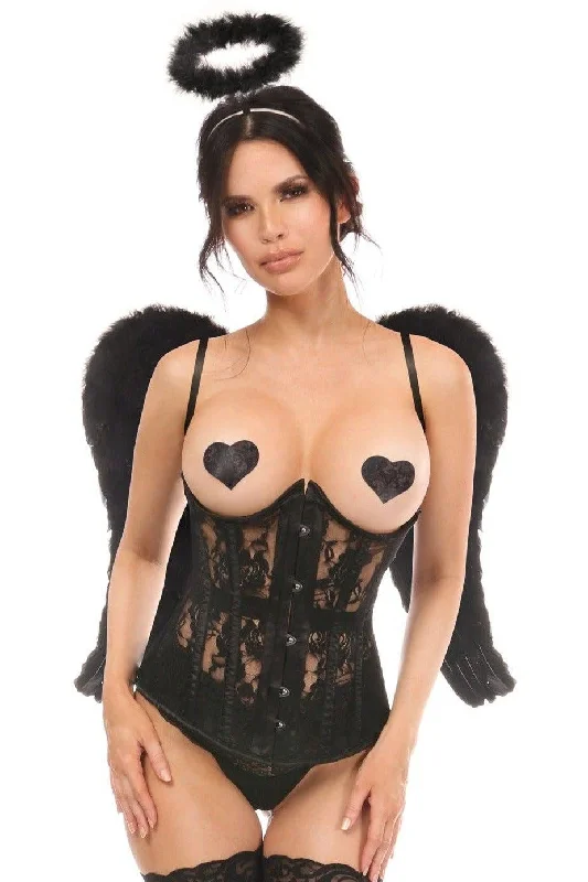 Women's Video Game Character Cosplay Lingerie3 Piece Daring Angel Corset Costume