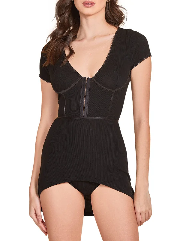 Sexy wrap dresses with a cinched waistWomen's Bottom Line Babydoll Dress Matching Panty Lingerie