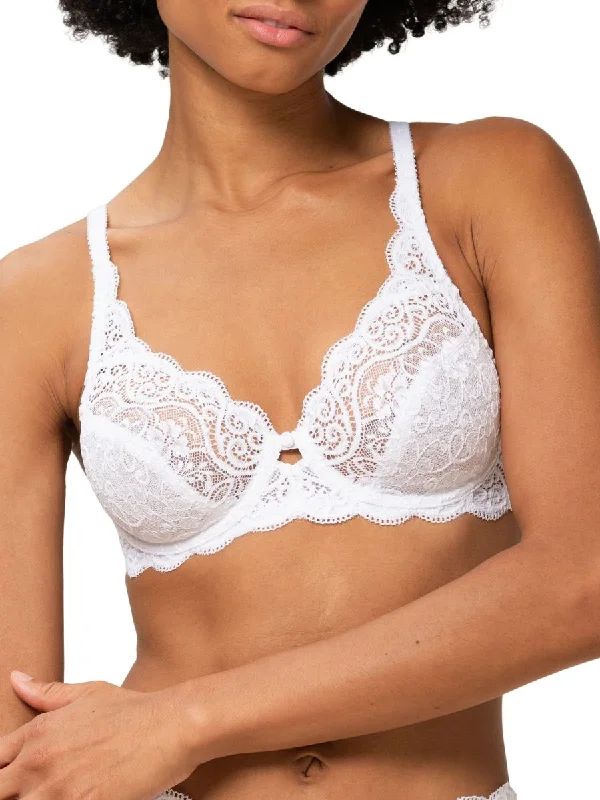 Luxury Lingerie for Special Occasions Amourette 300W High Apex Bra - White