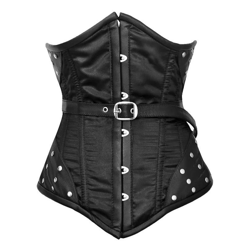 Compression bustiers for a slimming effectBlack underbust corset -  Steel Boned  Lacing Corset