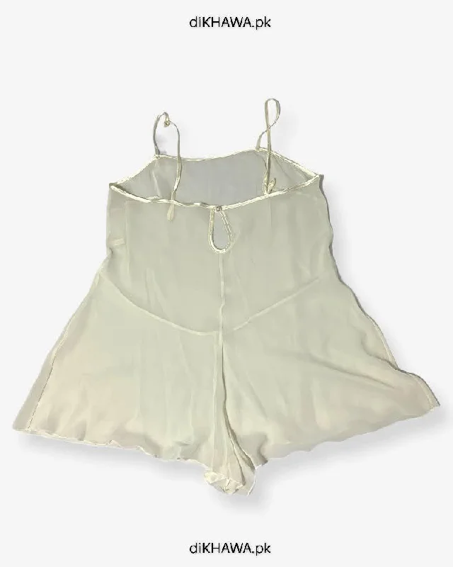 Sexy lingerie - inspired dresses for a seductive look at homeImported Stocklot Branded Cotton Nightwear Women Floral Lace Short Mini Nightdress Nighties