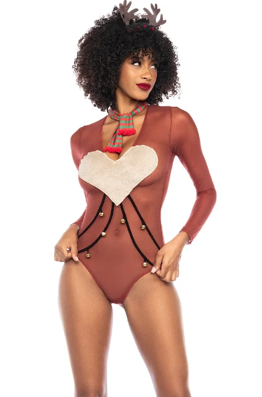 Superhero Themed Cosplay Lingerie for WomenCostume Sexy Babe Reindeer
