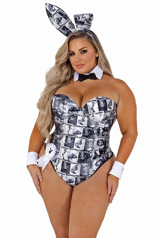 Cosplay Lingerie for WomenPlayboy Bunny Plus Size Cover Girl Corset Costume