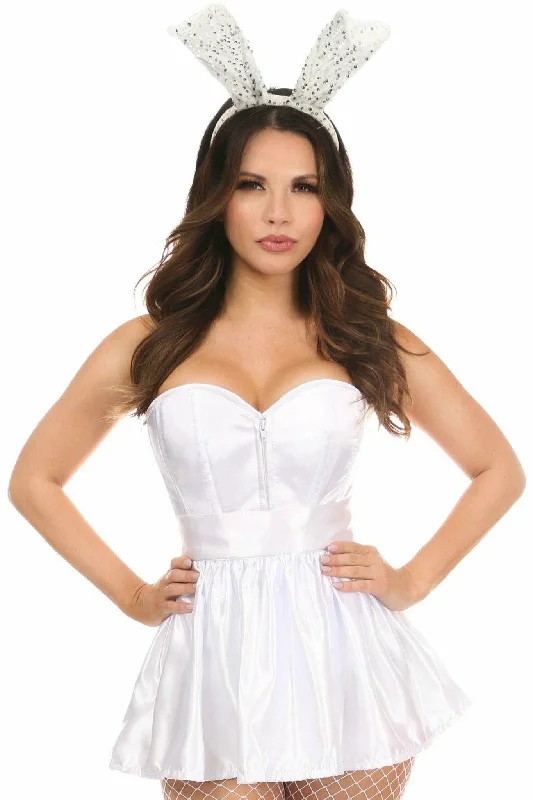 Women's Fantasy Lingerie for Cosplay EventsLavish 3 PC Sexy Bunny Corset Costume