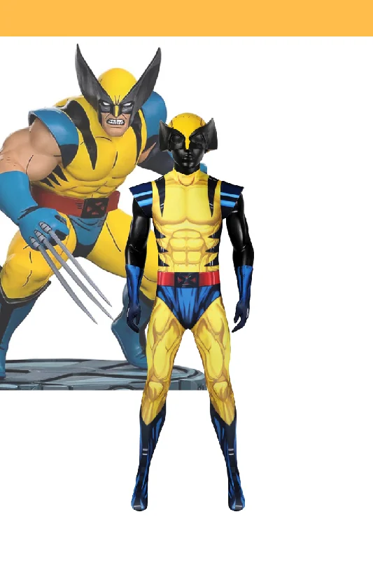 Plus Size Women's Cosplay LingerieWolverine X-Men97 Digital Printed Custom Costume