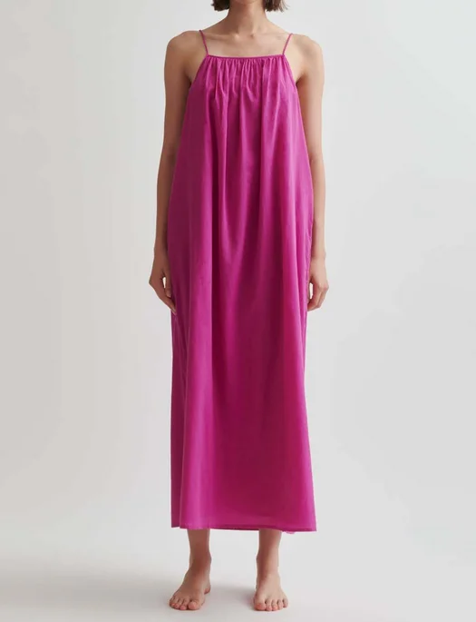 Satin sexy dresses with a shiny finishSkin Organic Cotton Voile Briah Dress