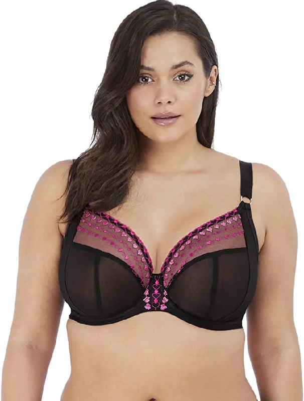 Women's Lingerie with Bow DetailsElomi 8900, Matilda Unlined Plunge Underwire Bra (Kiss Only) Women's Lingerie with Bow DetailsElomi 8900, Matilda Unlined Plunge Underwire Bra (Kiss Only)