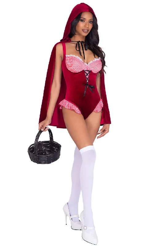 Women's Cosplay Inspired Babydoll LingerieStorybook Red Costume