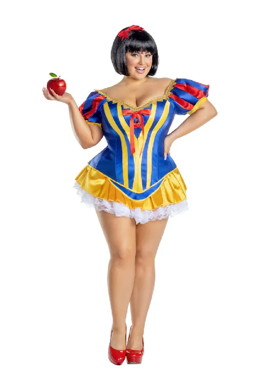 Women's Fantasy Cosplay NightwearPlus Size Fairy Tale Snow White Costume