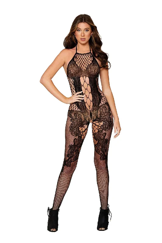 Stretchable stockings for a customizable fitBodystocking - One Size - Black