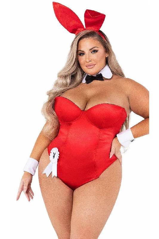Women's Fantasy Lingerie for Cosplay EventsPlayboy Bunny Plus Size Classic Corset Costume