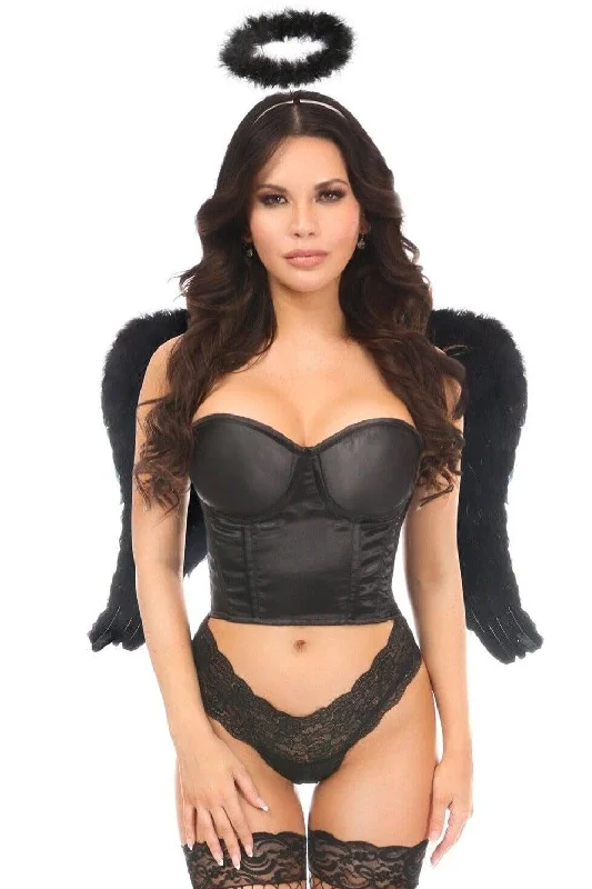 Women's Fantasy Cosplay Nightwear3 Piece Night Angel Corset Costume
