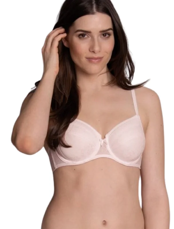 Women's bras with wide shoulder straps for supportAnita Rosa Faia Fleur Underwire Side Support Bra, Blush Pink