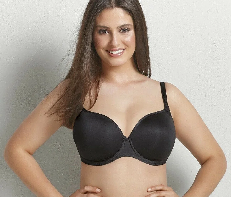 Women's balconette bras with lace trimAnita Rosa Faia Bra, Black