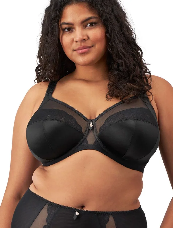 Women's multicolored bras for a fun styleElomi Cate Allure Underwire Full Cup Banded Bra, Black | Black Underwire Bra