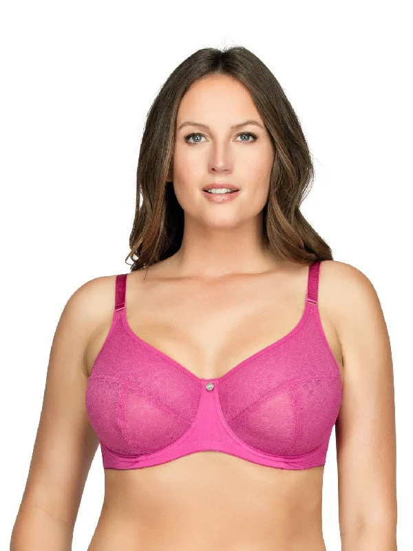 Women's red bras for a bold statementEnora Minimizer Bra - Raspberry - P5272