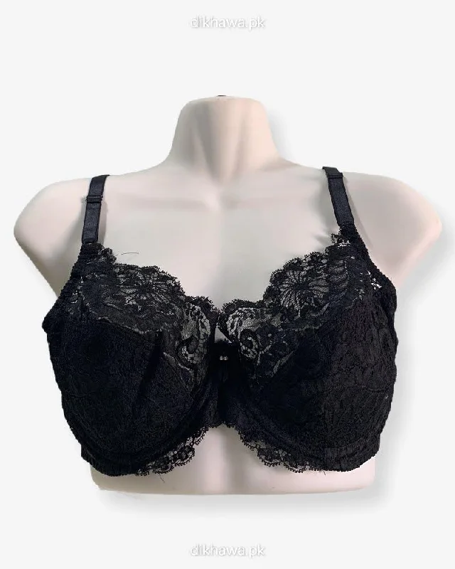 Women's bras with anti - odor technologyImported Stocklot Branded  Net Pushup Bra - Underwired Bra  -Non Padded Bra - Pack of 2