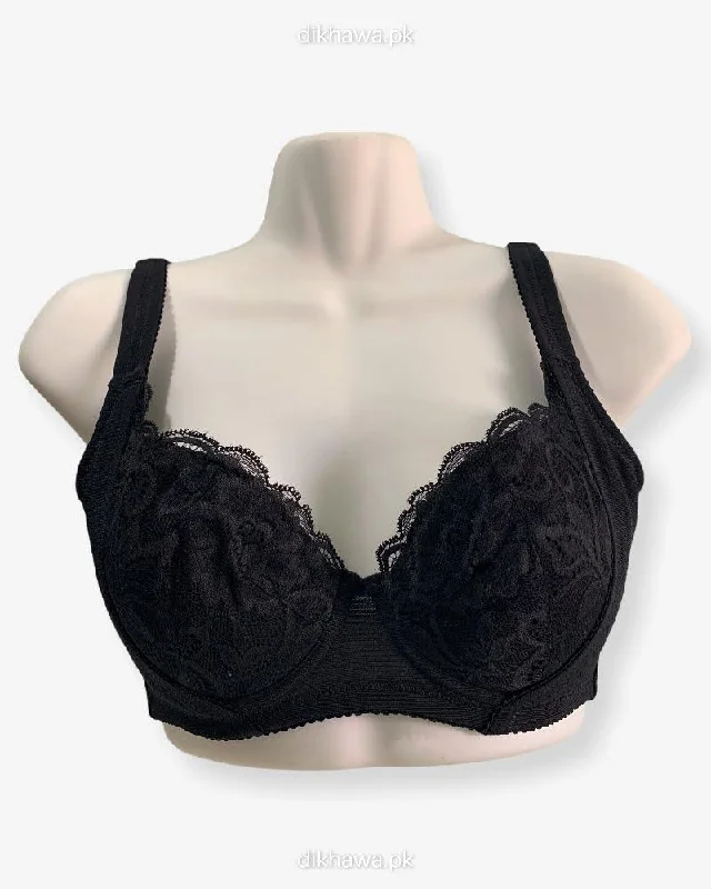 Women's padded bras for a more rounded shapeImported Stocklot Branded  Net Pushup Bra - Underwired Bra  -Non Padded Bra - Pack of 2