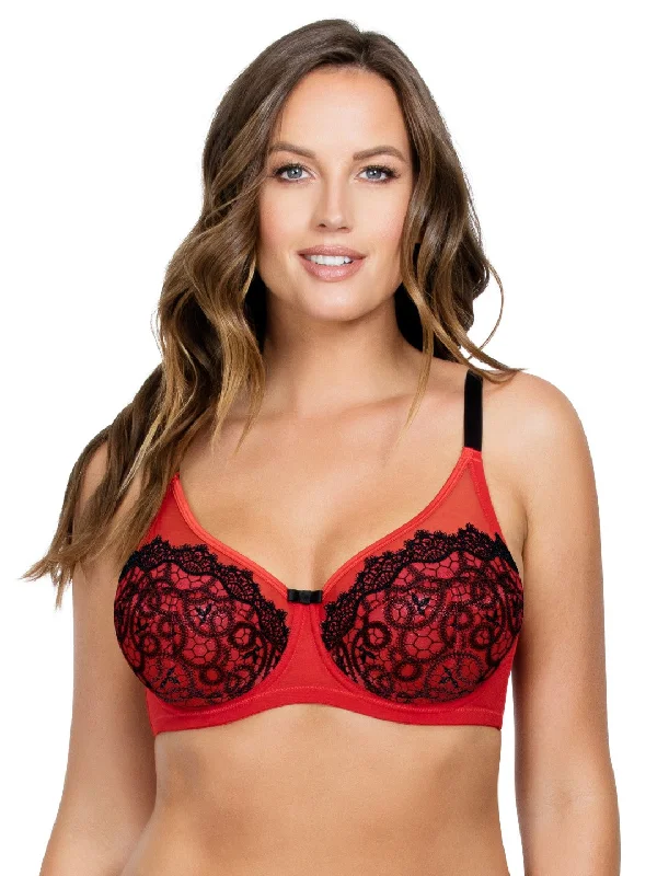 Women's unpadded bras for a natural lookLulu Underwire Bra - Scarlette - P5612