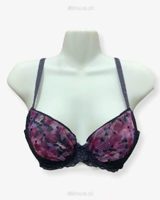 Women's bras with a contoured cup designNew Stylish Imported Stocklot Branded Net Pushup Bra - Underwired Bra- Padded Bra - Pack of 2 Women's bras with a contoured cup designNew Stylish Imported Stocklot Branded Net Pushup Bra - Underwired Bra- Padded Bra - Pack of 2