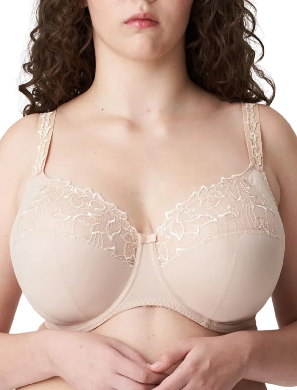 Women's wireless bras for all - day comfortPrimaDonna Deauville Large Cups Full Cup Wire Bra in Caffe Latte
