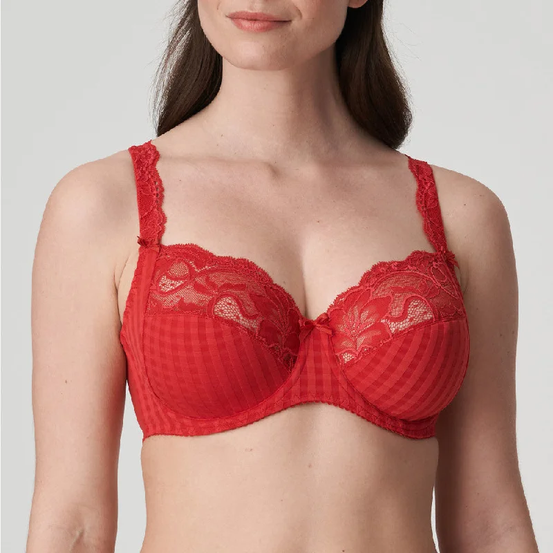Women's bras with moisture - wicking propertiesPrimaDonna Madison Full Cup Wire Bra, Scarlet | Red PrimaDonna Bra | Red PrimaDonna Madison Bras