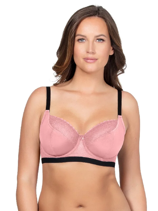 Women's bras with a lift and separate functionRomina Unlined Wire Bra - Quartz Pink - P5522