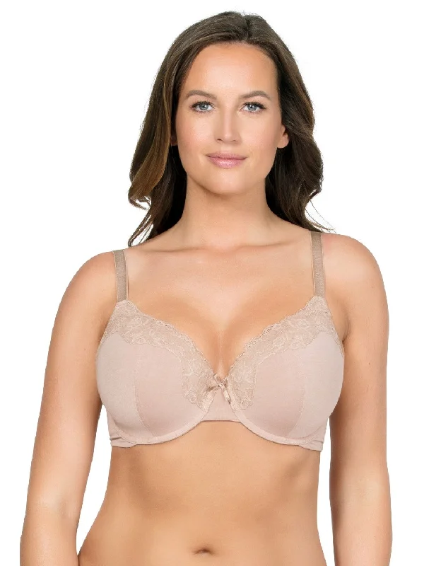 Women's plunge bras for low - cut topsTess T-Shirt Bra - Bare - P50212
