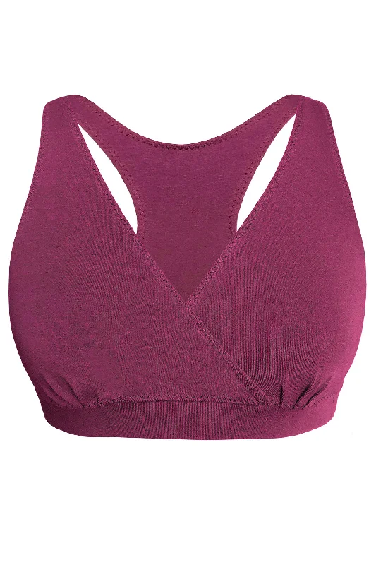 Women's bras using a bamboo fiber liningThe Organic Padded Sporty Bra