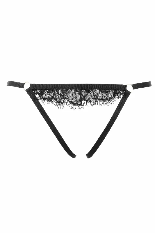 Women's bras with a slimming effectVenus Black Lace Open Brief