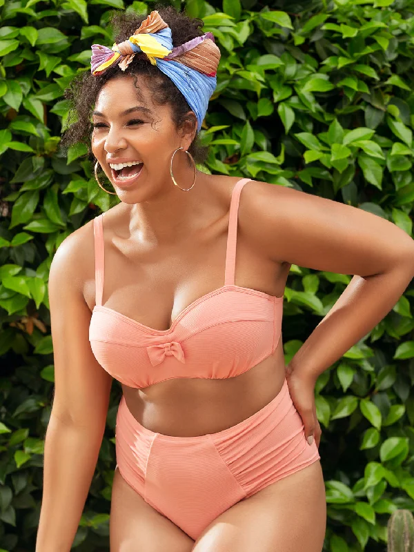 Women's bras featuring a microfiber materialVivien Balconette Bikini Top - Pink Blush - S8162 Women's bras featuring a microfiber materialVivien Balconette Bikini Top - Pink Blush - S8162