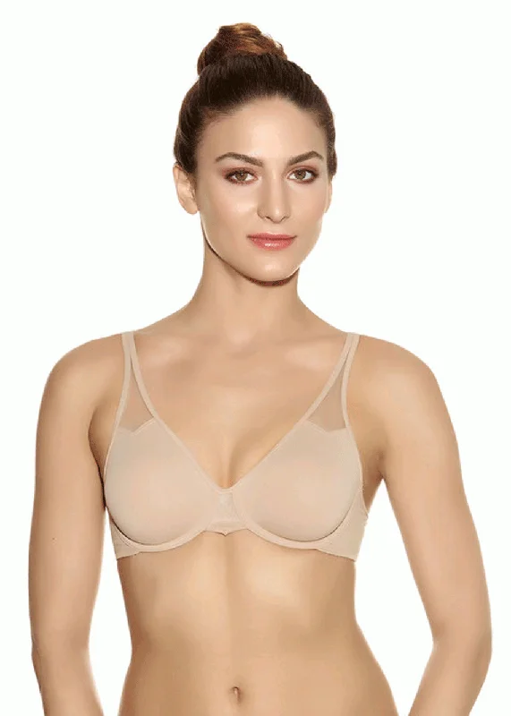 Women's push - up bras for enhanced cleavageWacoal Body By Wacoal Seamless Underwire Bra, Toast