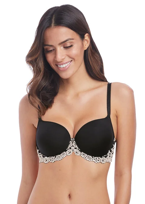 Women's bras with removable padsWacoal Embrace Lace Underwire Contour Bra, Black | Black Wacoal Embrace Lace Bra