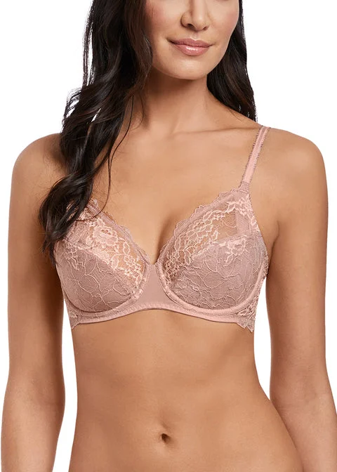 Women's sports bras with a racerback designWacoal Lace Perfection Average Figure Underwire Bra, Rose Mist Women's sports bras with a racerback designWacoal Lace Perfection Average Figure Underwire Bra, Rose Mist