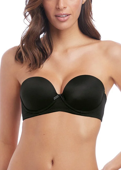 Women's bras with a neoprene componentWacoal Respect Underwire Strapless Bra, Black/Champagne Women's bras with a neoprene componentWacoal Respect Underwire Strapless Bra, Black/Champagne