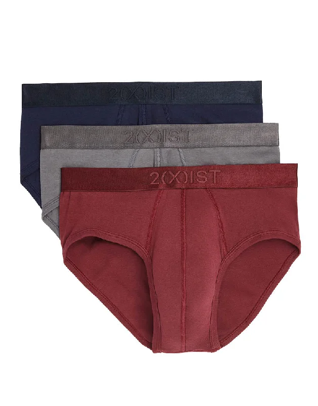 Bra with a breathable lining for a cool feel​ 2xist 3-Pack Contour Pouch Brief 050103