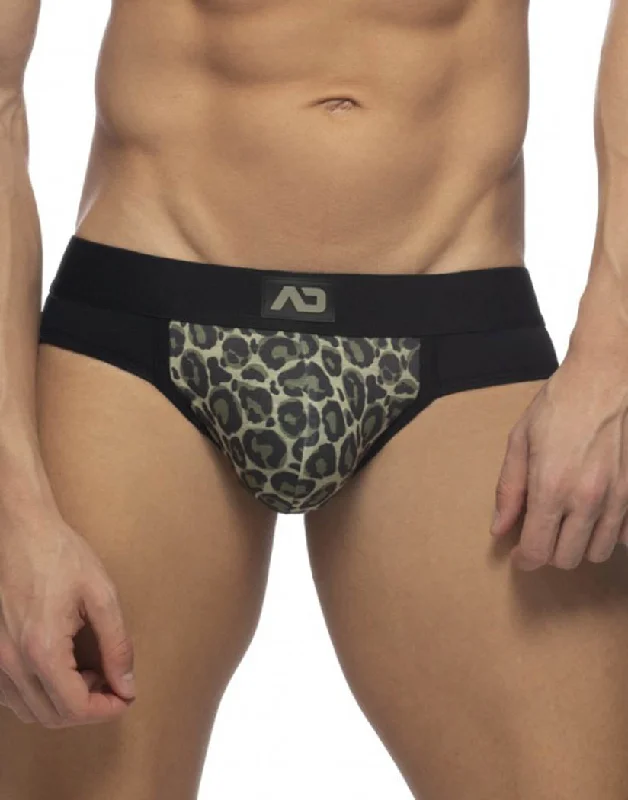 Full - cup bras providing maximum coverage and support​ Addicted Leo-Stripe Jock AD980