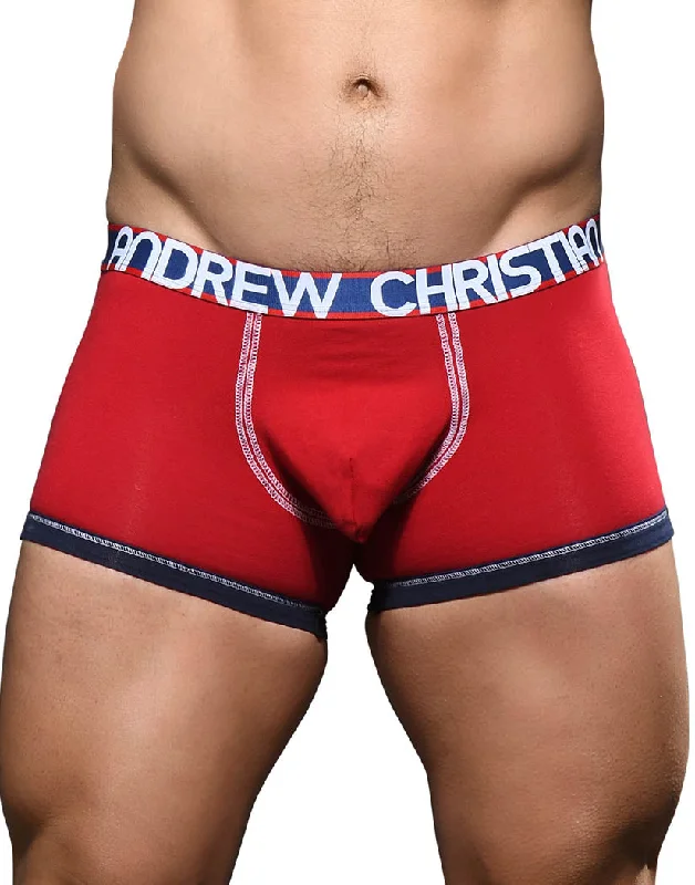 Bra with a racerback design for better mobility​ Andrew Christian Almost Naked Cotton Boxer 92047