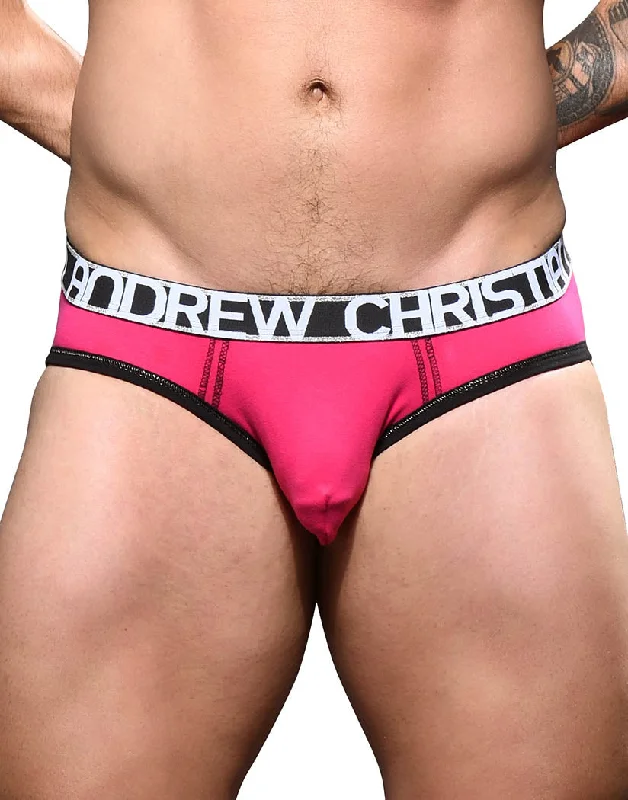 Bra with a lace - trim for an elegant and delicate touch​ Andrew Christian Almost Naked Cotton Brief 92182