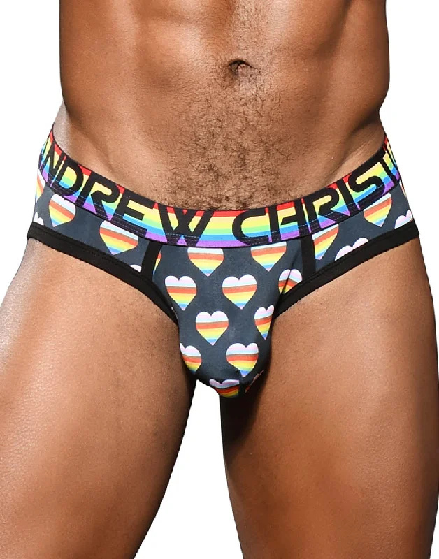 Bra with a push - up insert for extra cleavage on demand​ Andrew Christian Progress Pride Brief w/ Almost Naked 92073